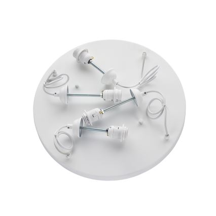 Brilagi - Бял полилей на кабел WABI SABI, 4xE27/40W/230V, Ø 95 см