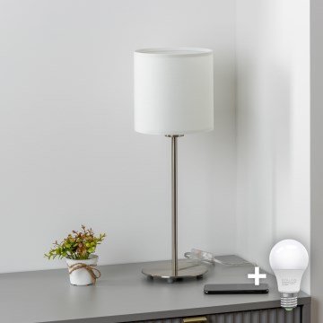 Brilagi - бяла LED настолна лампа NUBILA 1xE27/60W/230V