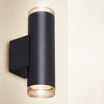 Brilagi - Бра за баня SELE AQUA стенен спот 2xGU10/30W/230V IP44 черен