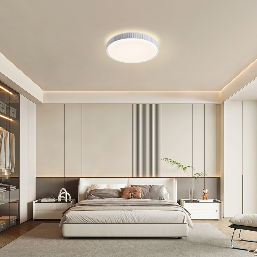 Brilagi - Димируемо LED таванно осветително тяло CORVO LED/72W/230V 3000-6000K бяло Ø 50 см + дистанционно управление