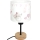 Brilagi - Детска настолна лампа BOBO WOOD 1xE27/25W/230V дъб/черен/крем/зайчета