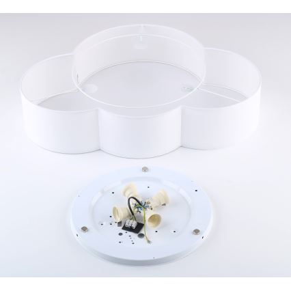 Brilagi - Детско таванно осветително тяло NIMBUS 4xE27/15W/230V 46x63 cm бяло