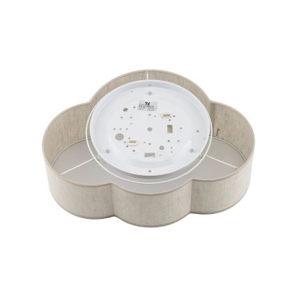 Brilagi - Детско таванно осветително тяло NIMBUS LINEN 2xE27/15W/230V бежово