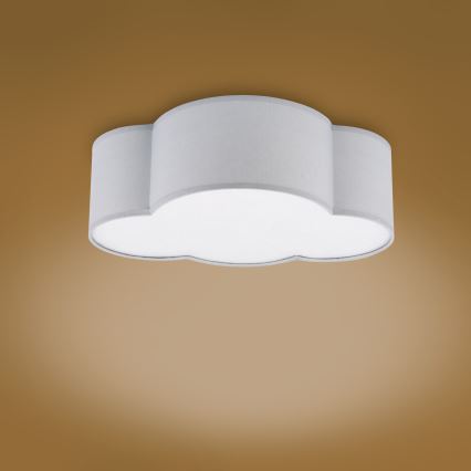 Brilagi - Детско таванно осветително тяло NIMBUS MINI 2xE27/15W/230V сиво