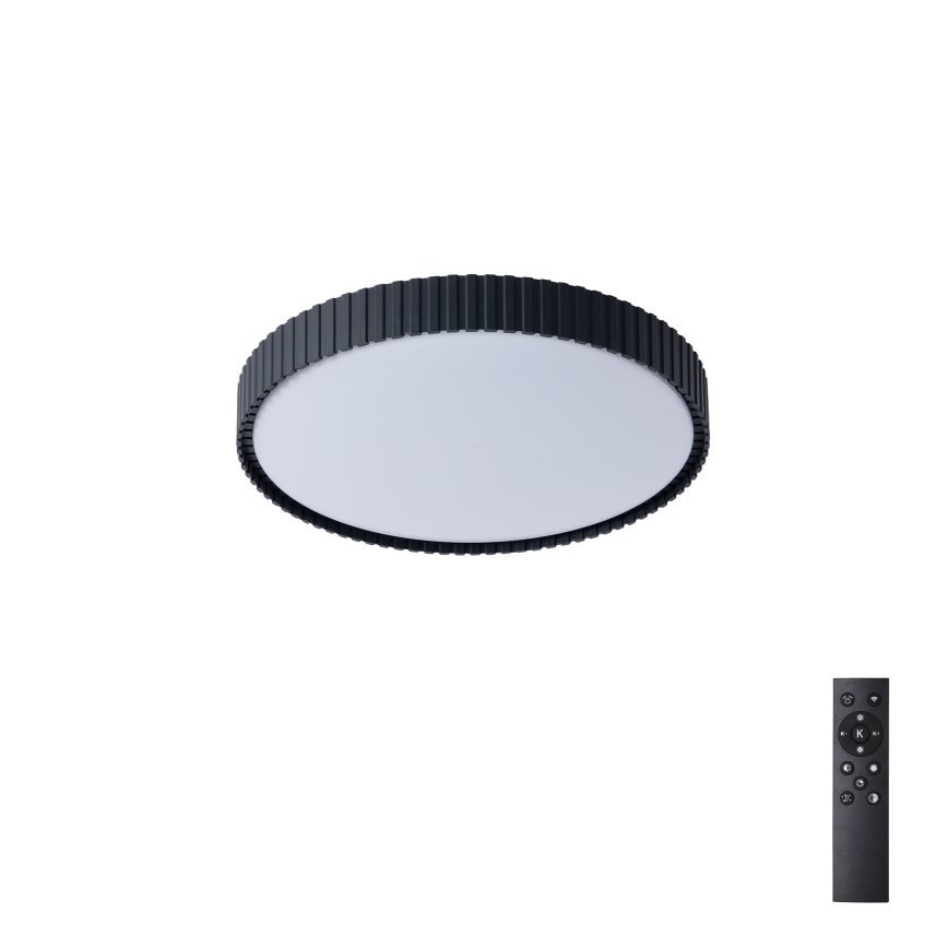 Brilagi - Димируемо LED таванно осветително тяло CORVO LED/54W/230V 3000–6000K черно Ø 40 см + дистанционно управление