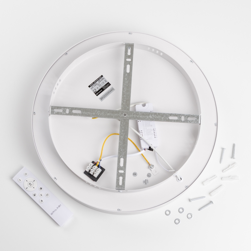 Brilagi - LED таванно осветително тяло с възможност за димиране FALCON II LED/67W/230V 3000-6500K Ø 40 см бяло + дистанционно управление