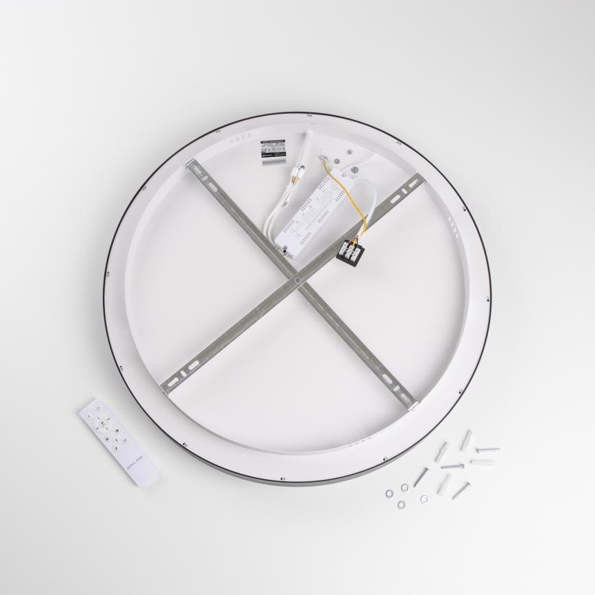 Brilagi - Димируемо LED таванно осветително тяло FALCON II LED/99W/230V 3000-6500K диаметър 60 см черно + дистанционно управление