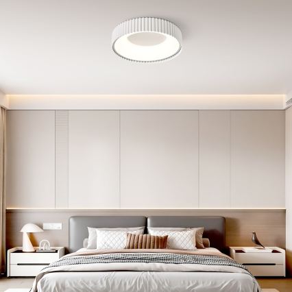 Brilagi - LED плафон FALCON MODERN LED/30W/230V 3000-6000K 40 cm бял с функция за димиране + дистанционно управление