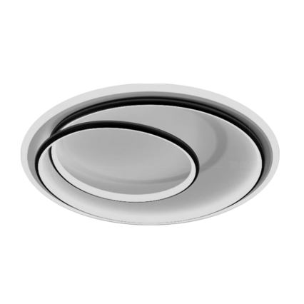 Brilagi - LED димируемо таванно осветително тяло FLARE LED/38W/230V 3000-6000K Ø 48 cm черно/бяло + дистанционно управление