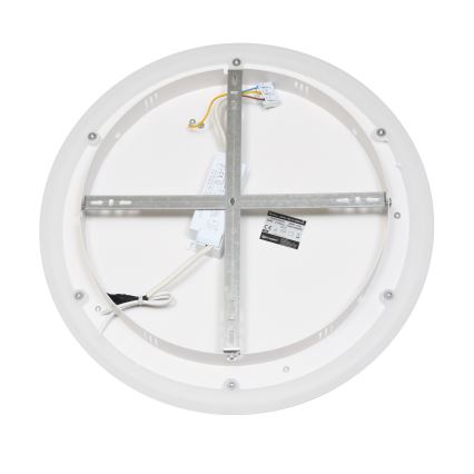 Brilagi - LED димируемо таванно осветително тяло FLARE LED/38W/230V 3000-6000K Ø 48 cm черно/бяло + дистанционно управление