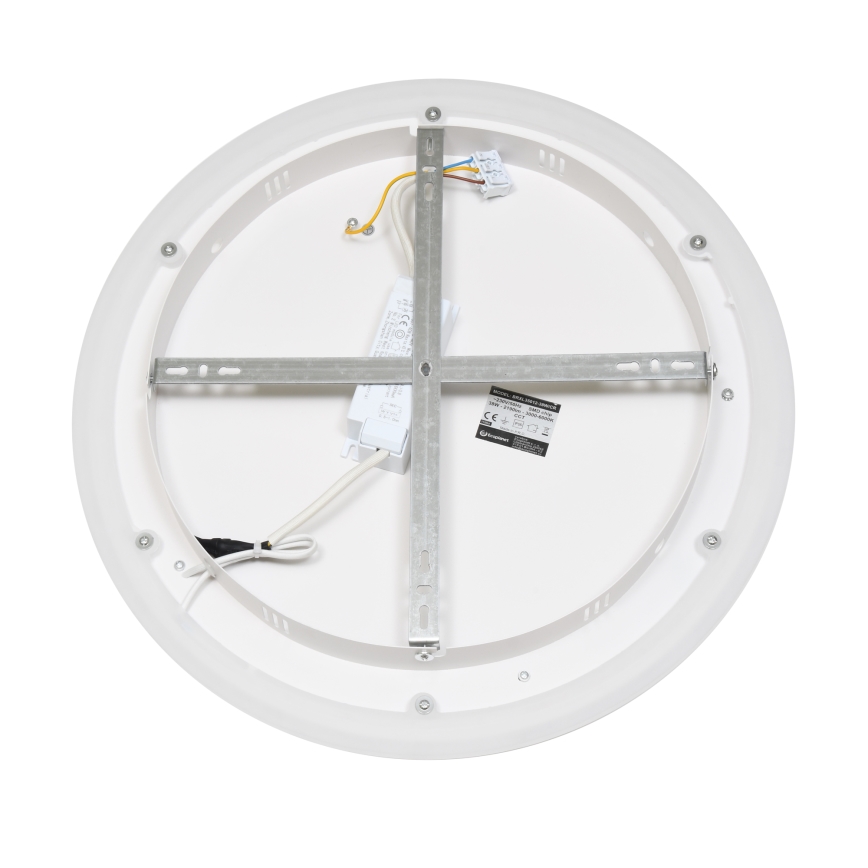 Brilagi - LED димируемо таванно осветително тяло FLARE LED/38W/230V 3000-6000K Ø 48 cm черно/бяло + дистанционно управление