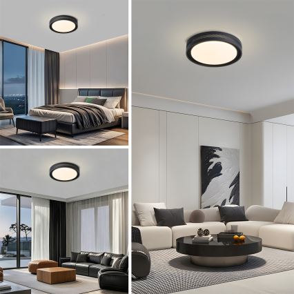 Brilagi - Димируемо LED таванно осветително тяло KREON LED/54W/230V 3000-6000K бяло Ø 38 см + дистанционно управление