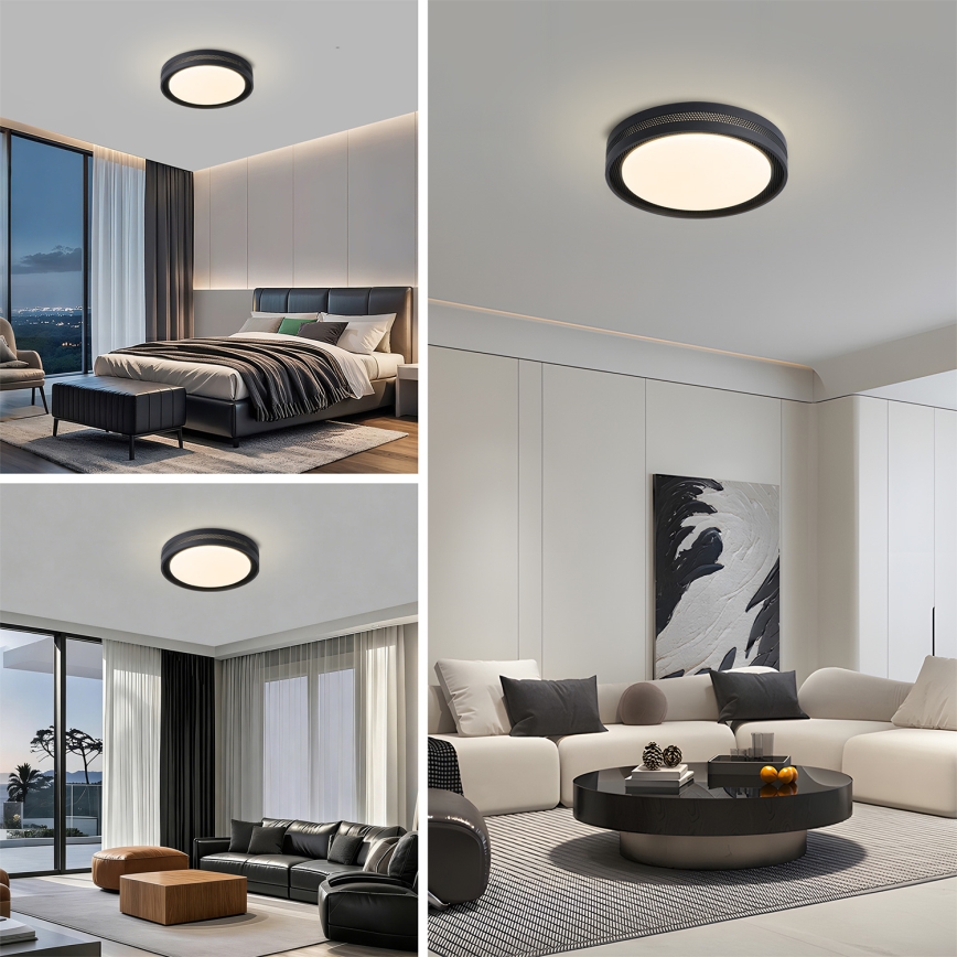 Brilagi - Димируемо LED таванно осветително тяло KREON LED/54W/230V 3000-6000K бяло Ø 38 см + дистанционно управление