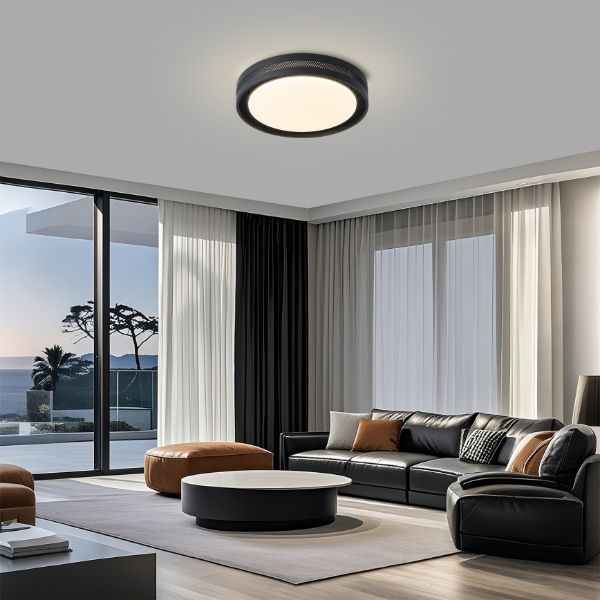 Brilagi - Димируемо LED таванно осветително тяло KREON LED/54W/230V 3000-6000K бяло Ø 38 см + дистанционно управление