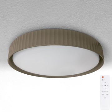 Brilagi - Димируем LED плафон LUCIA LED/60W/230V 3000-6500K диаметър 59 cm таупе + дистанционно управление