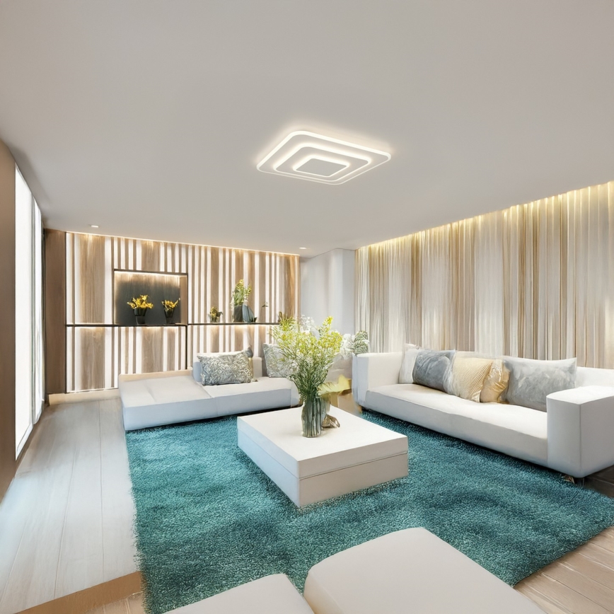 Brilagi - Димируемо LED таванно осветително тяло MODERN LED/72W/230V 3000-6000K 46,6x46,6 cm + дистанционно управление