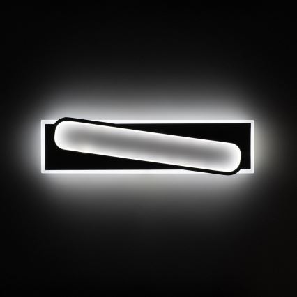 Brilagi - LED димируемо таванно осветително тяло OUTLINE LED/52W/230V 3000-6000K 15x60 cm бяло/черно + дистанционно управление
