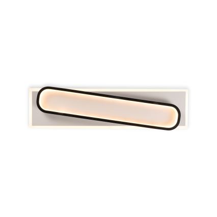 Brilagi - LED димируемо таванно осветително тяло OUTLINE LED/52W/230V 3000-6000K 15x60 cm бяло/черно + дистанционно управление