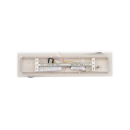 Brilagi - LED димируемо таванно осветително тяло OUTLINE LED/52W/230V 3000-6000K 15x60 cm бяло/черно + дистанционно управление