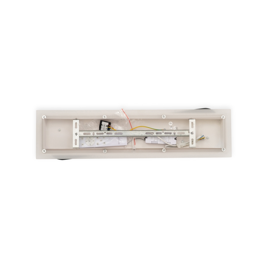 Brilagi - LED димируемо таванно осветително тяло OUTLINE LED/52W/230V 3000-6000K 15x60 cm бяло/черно + дистанционно управление