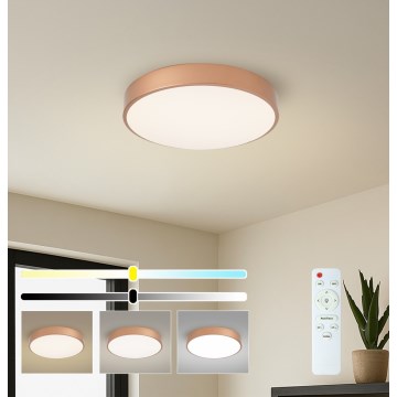 Brilagi - Димируем LED плафон POOL LED/48W/230V 3000–6000K Ø 40 см бронзов + дистанционно управление