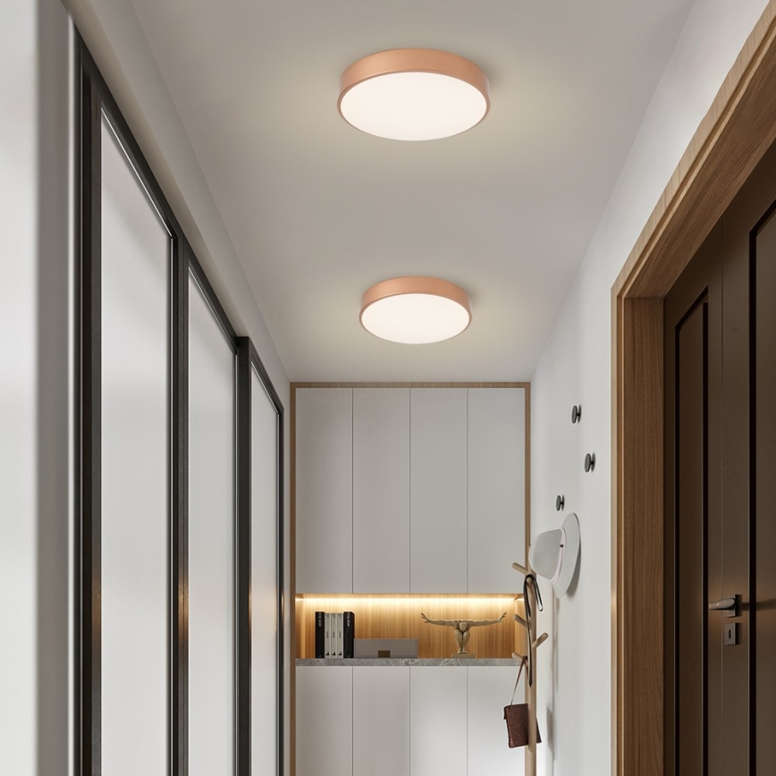 Brilagi - Димируем LED плафон POOL LED/48W/230V 3000–6000K Ø 40 см бронзов + дистанционно управление