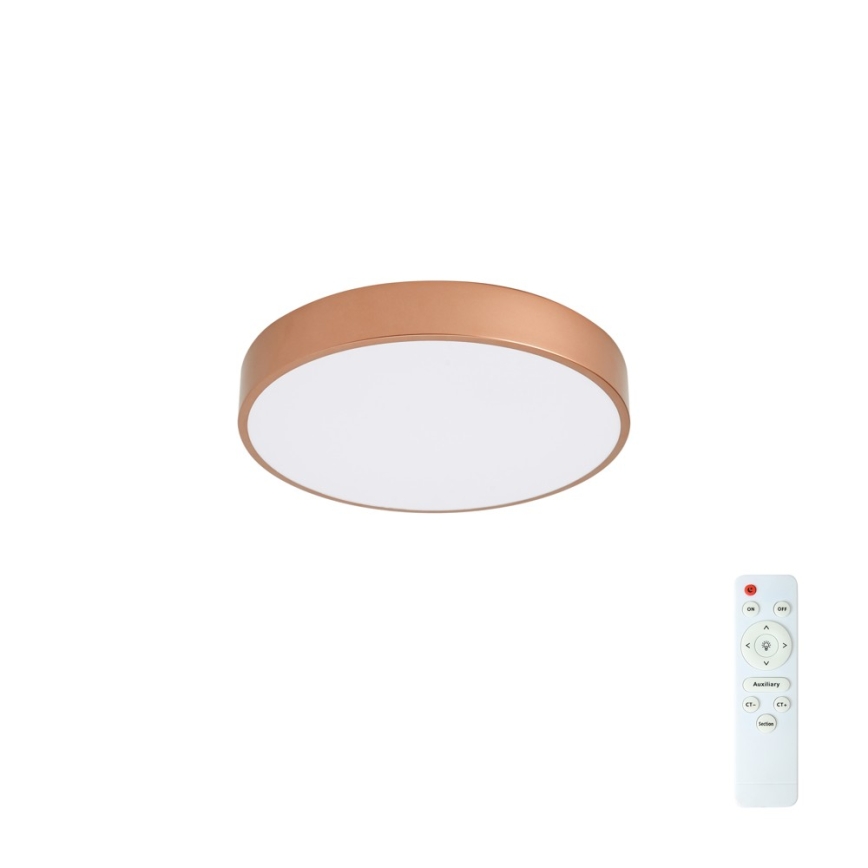 Brilagi - Димируем LED плафон POOL LED/48W/230V 3000–6000K Ø 40 см бронзов + дистанционно управление