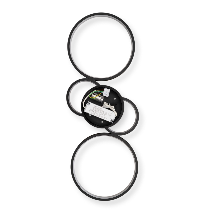 Brilagi - димируемо LED таванно осветително тяло RINGO LED/34W/230V 3000-6000K 28x78 cm черно + дистанционно управление