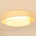 Brilagi - Димируем LED плафон SHINE LED/24W/230V Ø 60 см 3000/4000/6500K в кремав цвят + дистанционно управление