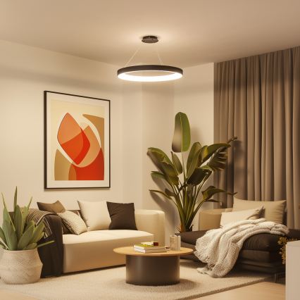 Brilagi - димируем LED полилей на кабел FALCON II LED/108W/230V 3000-6500K диам. 80 см черен + дистанционно управление