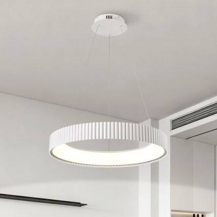 BRILAGI - LED димируем полилей на кабел FALCON MODERN LED/54W/230V 3000-6000K Ø 60 cm бял + дистанционно управление