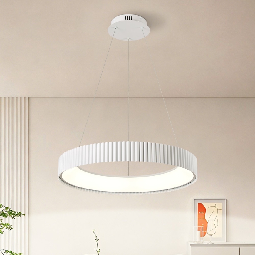 BRILAGI - LED димируем полилей на кабел FALCON MODERN LED/54W/230V 3000-6000K Ø 60 cm бял + дистанционно управление