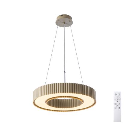 Brilagi - LED димируем полилей на кабел LUMIX LED/48W/230V 3000-6000K бежов, диаметър 50 cm + дистанционно управление