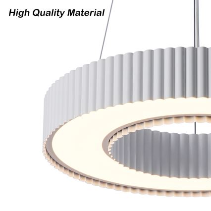 Brilagi - LED полилей с възможност за димиране на кабел LUMIX LED/48W/230V 3000-6000K бял Ø 50 см + дистанционно управление