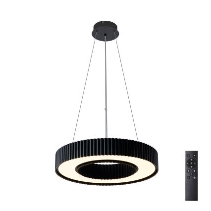 Brilagi - Димируем висящ полилей на кабел LUMIX LED/48W/230V 3000-6000K, черен, диаметър 50 cm + дистанционно управление