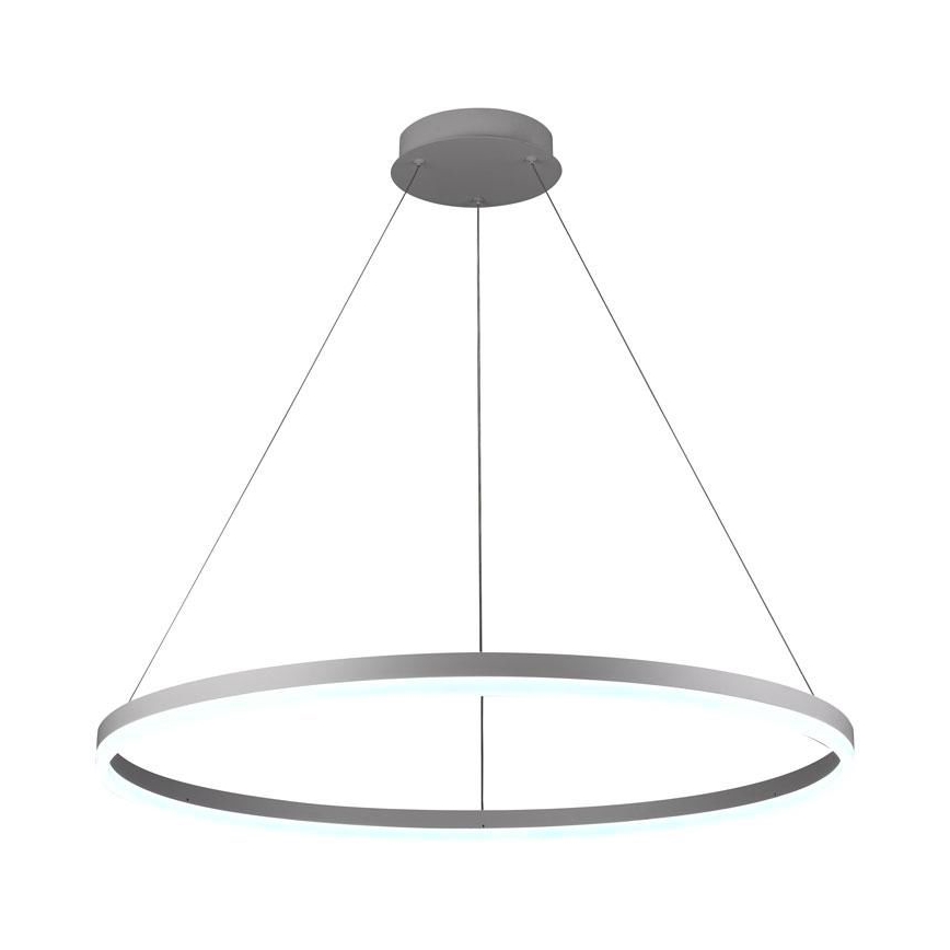 Brilagi - LED димируем полилей на кабел CIRCLE LED/55W/230V 3000-6500K Ø 80 см бял + дистанционно управление