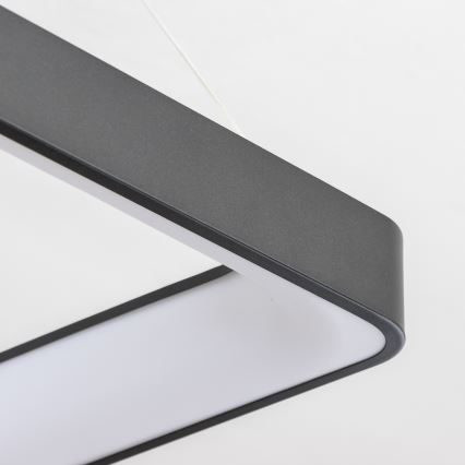 Brilagi - Димируем LED полилей на кабел FALCON II LED/125W/230V 3000-6500K 60x60 cm черен + дистанционно управление