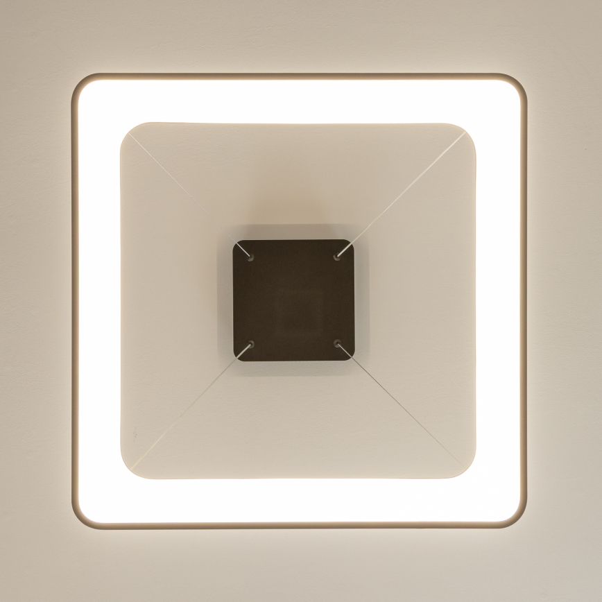 Brilagi - Димируема LED висяща лампа на кабел FALCON II LED/125W/230V 3000-6500K 60x60 cm черна + дистанционно управление