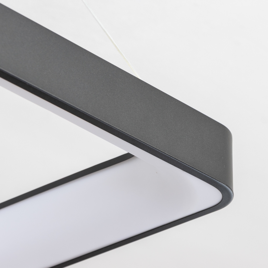 Brilagi - Димируема LED висяща лампа на кабел FALCON II LED/125W/230V 3000-6500K 60x60 cm черна + дистанционно управление