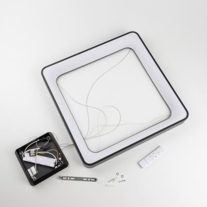 Brilagi - Димируема LED висяща лампа на кабел FALCON II LED/125W/230V 3000-6500K 60x60 cm черна + дистанционно управление