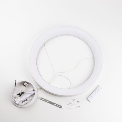 Brilagi - LED Димируема висяща лампа на кабел FALCON II LED/99W/230V 3000-6500K Ø 60 cm бяла + дистанционно управление