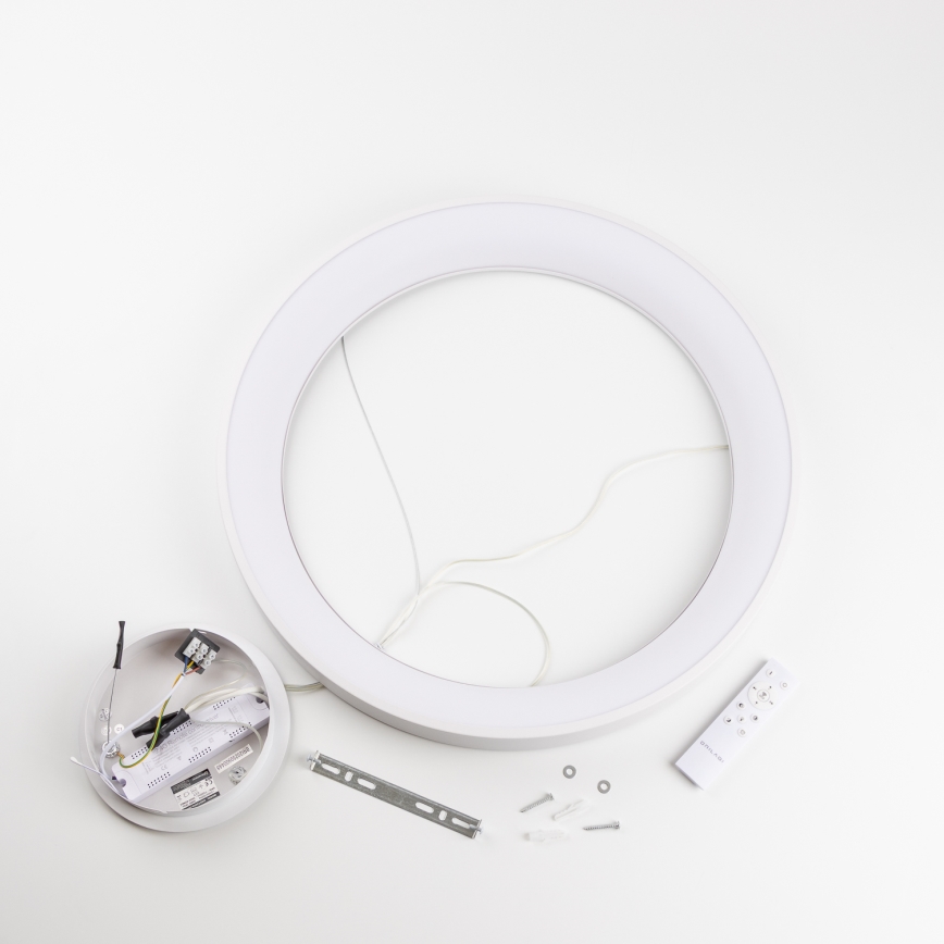 Brilagi - LED Димируема висяща лампа на кабел FALCON II LED/99W/230V 3000-6500K Ø 60 cm бяла + дистанционно управление