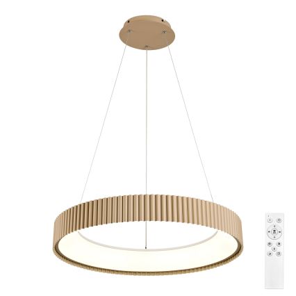 Brilagi - LED димируема люстра на кабел FALCON MODERN LED/54W/230V 3000-6500K Ø 60 cm бежова + дистанционно управление