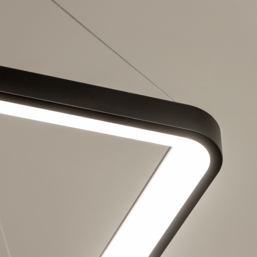 Brilagi - LED димируем полилей на кабел FALCON SLIM LED/50W/230V 3000-6500K 50x50 cm черен + дистанционно управление