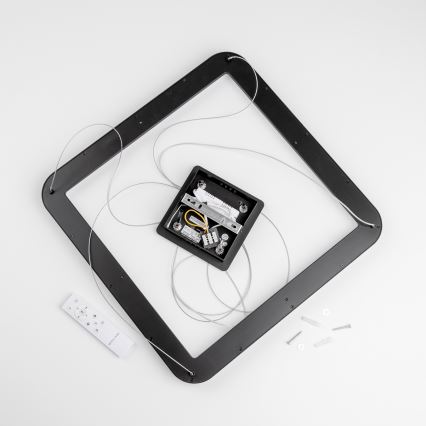 Brilagi - LED димируем полилей на кабел FALCON SLIM LED/50W/230V 3000-6500K 50x50 cm черен + дистанционно управление