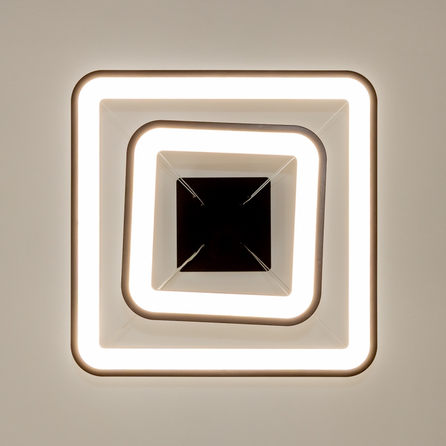 Brilagi - LED димируем полилей на кабел FALCON SLIM LED/78W/230V 3000-6500K 50x50 cm черен + дистанционно управление