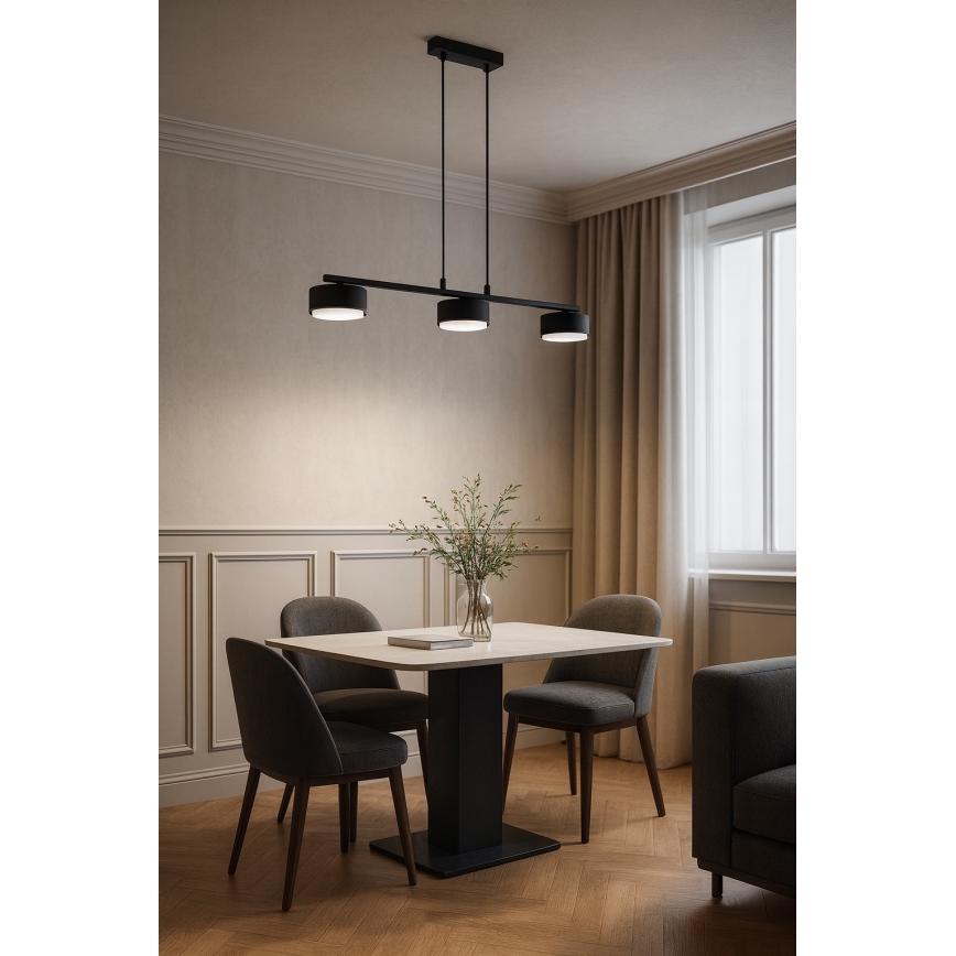 Brilagi - LED RBG+CCT Димируем полилей на кабел MONO 3xGX53/14W/230V 2700-6500K Wi-Fi Tuya черен