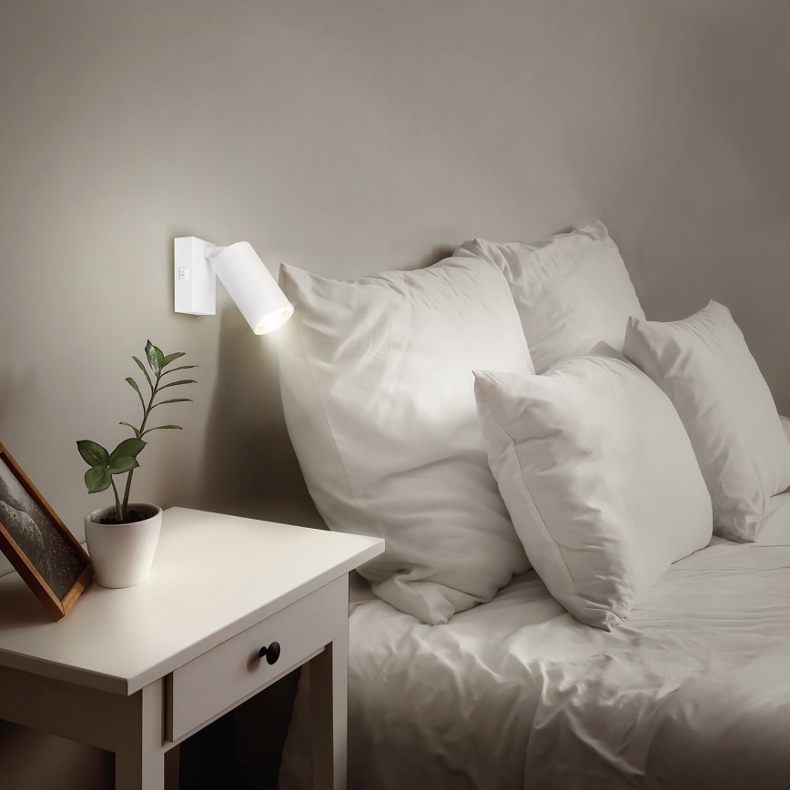 Brilagi - димируемо LED RGBW стенно спот осветително тяло SELE 1xGU10/6W/230V 3000K бяло