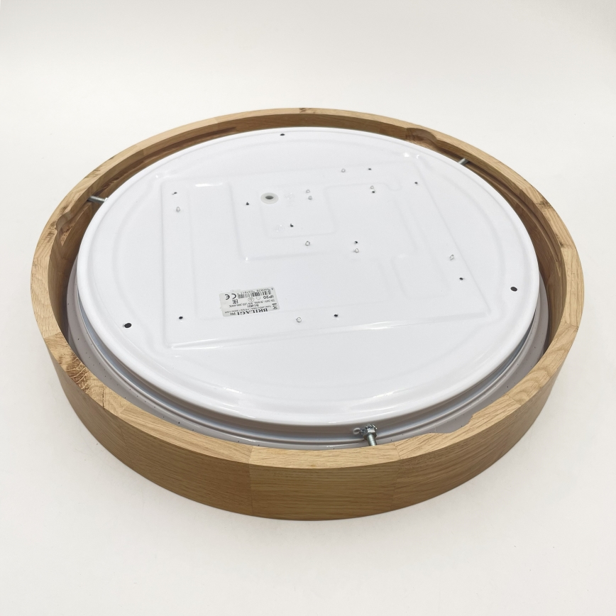 Brilagi - LED димируемо таванно осветително тяло MANAROLA SMART STARS LED/24W/230V 3000-6000K Wi-Fi Tuya Beacon Ø 41 см дъб + дистанционно управление