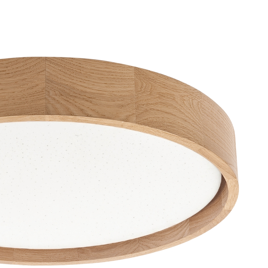 Brilagi - LED димируемо таванно осветително тяло MANAROLA SMART STARS LED/24W/230V 3000-6000K Wi-Fi Tuya Beacon Ø 41 см дъб + дистанционно управление